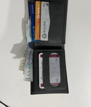 Slim Profile. Massive Capacity. Genuine Leather.